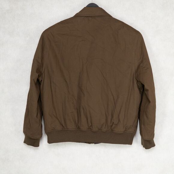 Mode of One Men Multi Pocket Bomber Jacket Dark Walnut Size XL - Picture 3 of 6